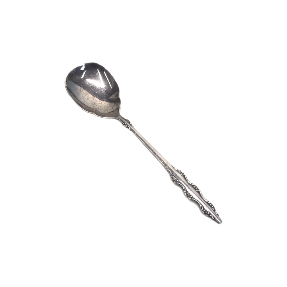 International Empress Jelly Condiment Spoon Silverplate Serving Deep Silver‎